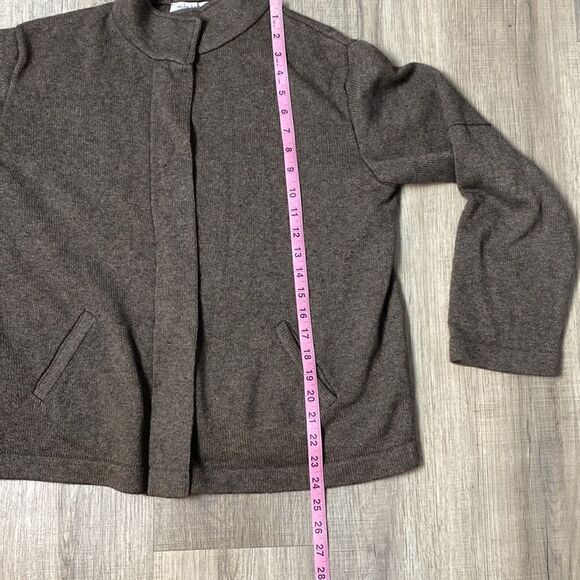 AMINA RUBINACCI | Brown Cashmeres Sweater Jacket Size 44 Medium - Picture 6 of 7